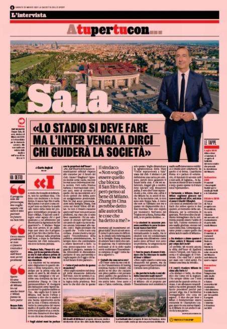 米兰市长萨拉回复张康阳:请你回答这个问题!